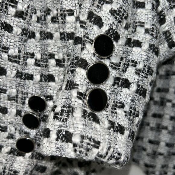 Rachel Zoe Black and White Tweed Blazer(Size Small) - Picture 6 of 9